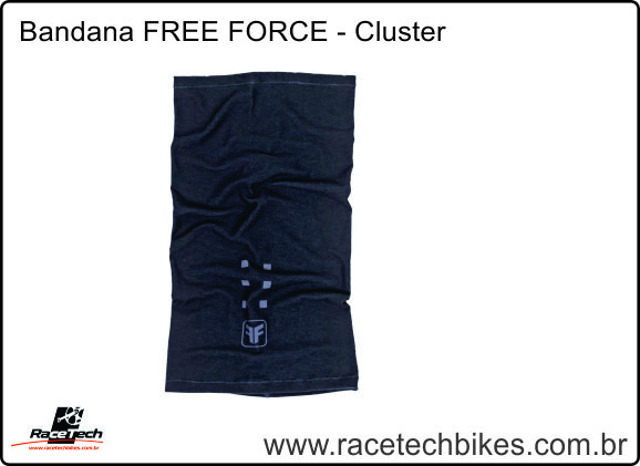 Bandana FREE FORCE - Cluster (Preta)