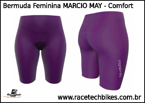 Bermuda FEMININA MARCIO MAY Comfort Cs Alto (Roxa)
