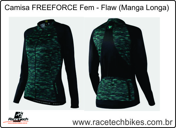 Camisa ML Feminina - FREE FORCE Sport - Flaw