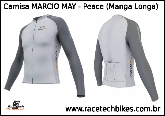 Camisa ML - MARCIO MAY Sport Peace Gray