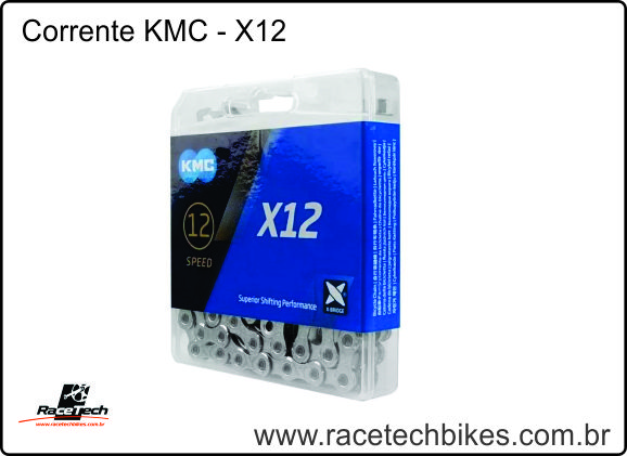 Corrente KMC X12 - 12 Vel. (MTB)