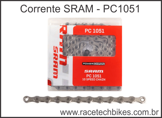 Corrente SRAM PC 1051 - 10 Vel. (MTB/ROAD)