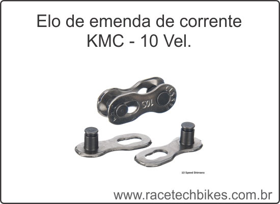 Elo de emenda de corrente - KMC (10 Vel.)