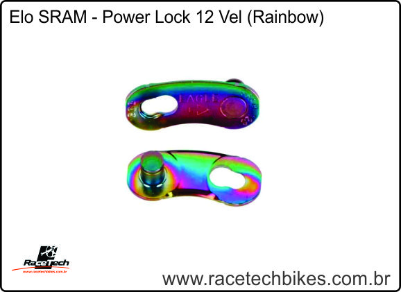 Elo de emenda de corrente - SRAM (12 Vel.) Rainbow