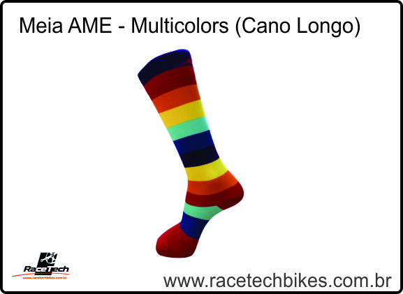 Meia AME Multicolors (Longa)