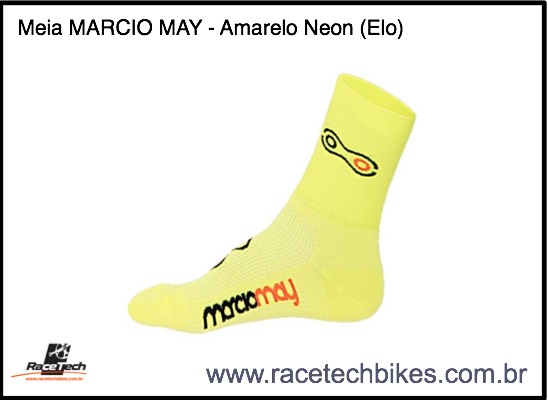 Meia MARCIO MAY (Amarelo Neon - Elo)
