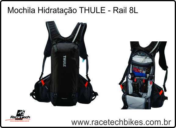 Mochila Hidratao THULE - Rail 8L (Obsidian)