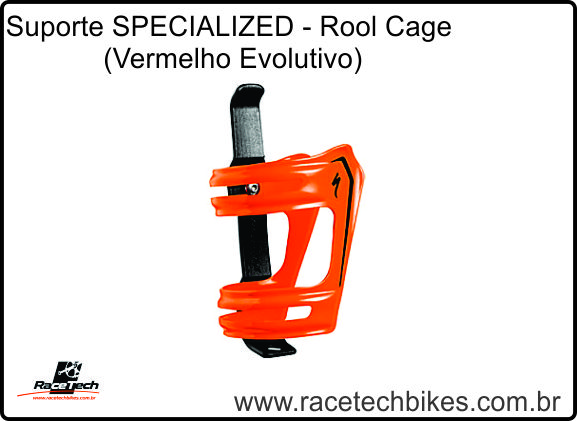 Suporte Caramanhola SPECIALIZED - Rool Cage (Vermelho Evolutivo)