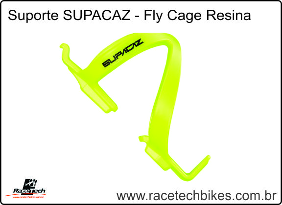 Suporte Caramanhola SUPACAZ - Fly Cage Resina (Amarelo)