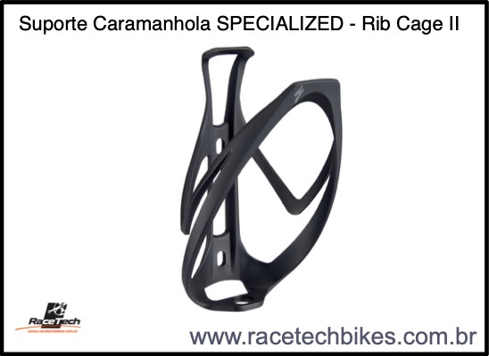 Suporte Caramanhola SPECIALIZED - Rib Cage II (Preto Fosco)
